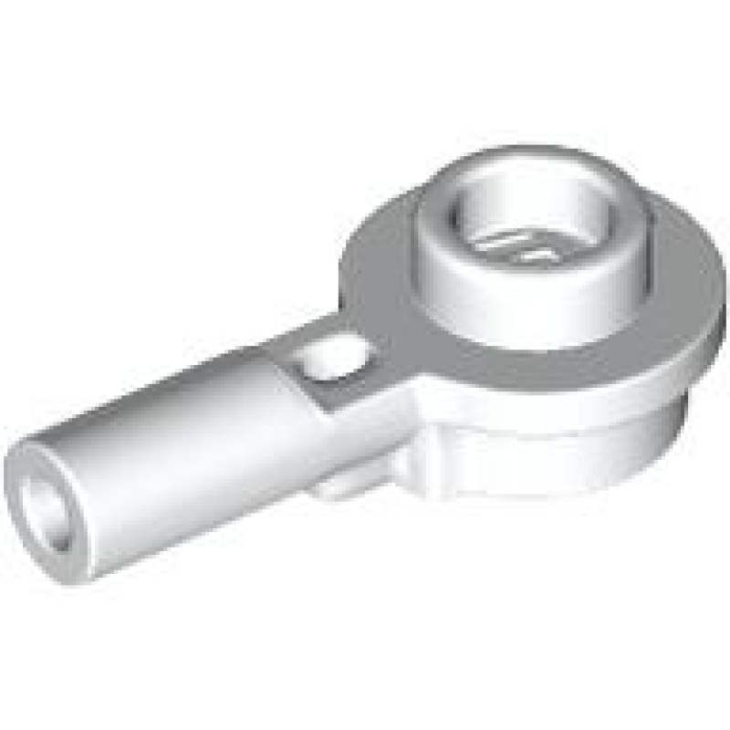 Staaf 1L met 1x1 ronde plaat White