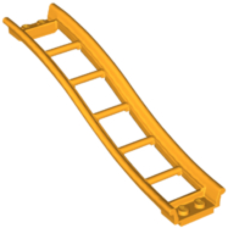 Trein, Rails Roller Coaster Helling Klein, 3 stenen verhoging Bright Light Orange