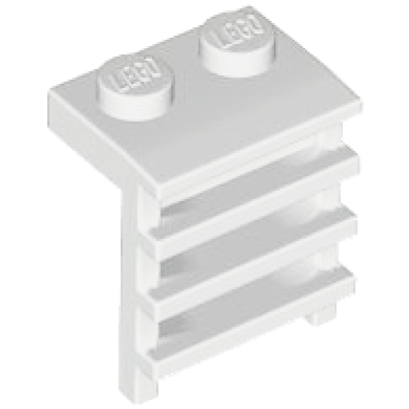 Ladder 1 1/2x2x2 White
