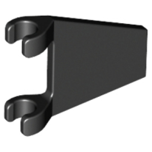 Vlag 2x2 vierhoekig Black