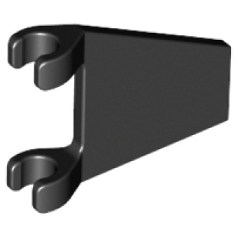 Vlag 2x2 vierhoekig Black