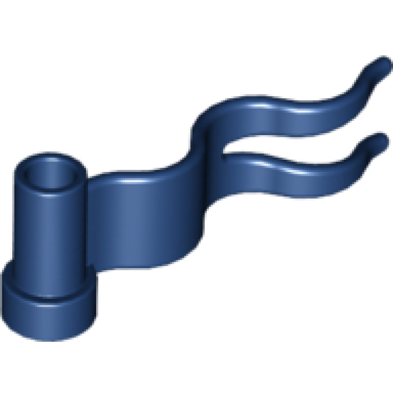 Vlag, 4x1 golvend rechts Dark Blue