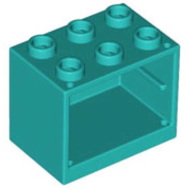 Container, Kast 2x3x2 Dark Turquoise
