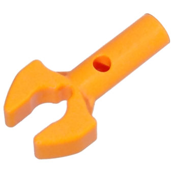Staaf 1L met houder mechanische klauw Orange