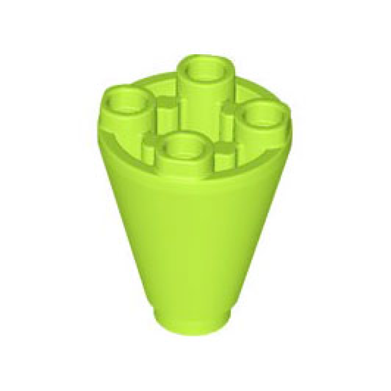 Kegel 2x2x2 omgekeerd Lime