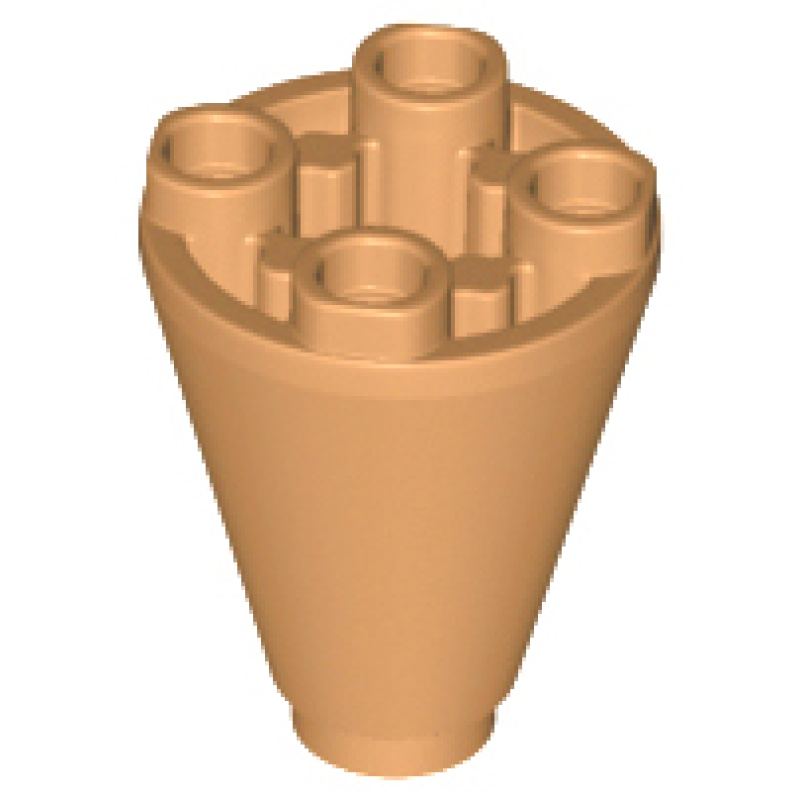 Kegel 2x2x2 omgekeerd Medium Nougat