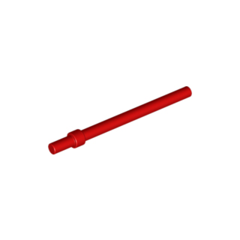 Staaf 6L met stop ring Red