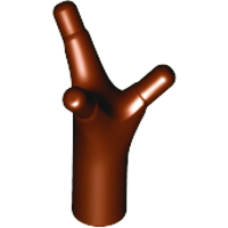 Staaf 1L met drie punten Reddish Brown