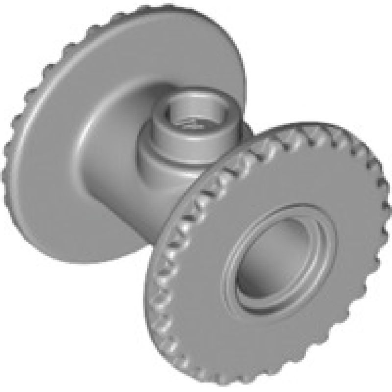 Spoel / Haspel Touw 2x2x2 met nop Light Bluish Gray