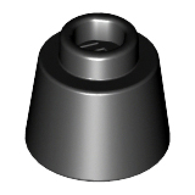 Kegel 1 1/6 x 1 1/6 x 2/3 fez Black