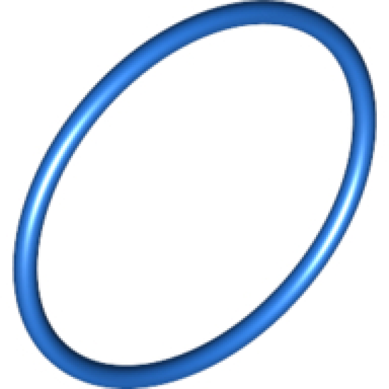 Rubberen Riem (elastiek) Groot, Ongeveer 4x4 Blue