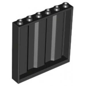 Paneel 1x6x5 Corrugated Black