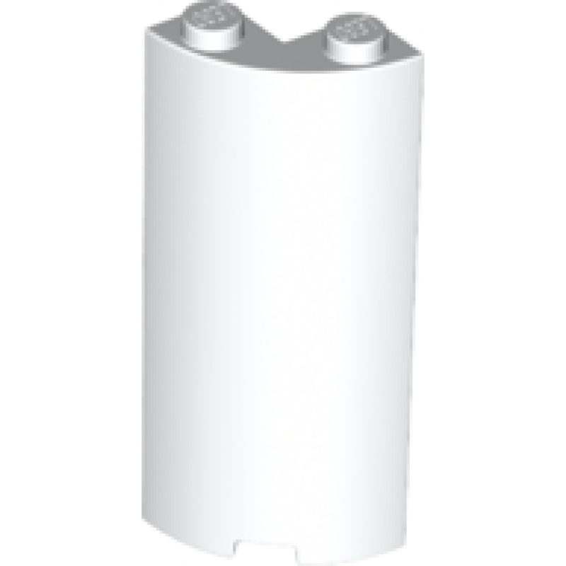 Cilinder, Kwart 2x2x5 White