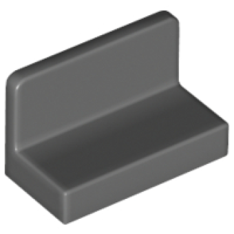 Paneel 1x2x1 met ronde hoeken Dark Bluish Gray