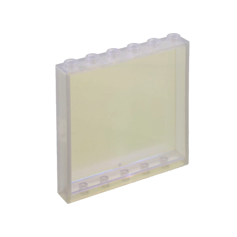 Paneel 1x6x5 Satin Trans Clear