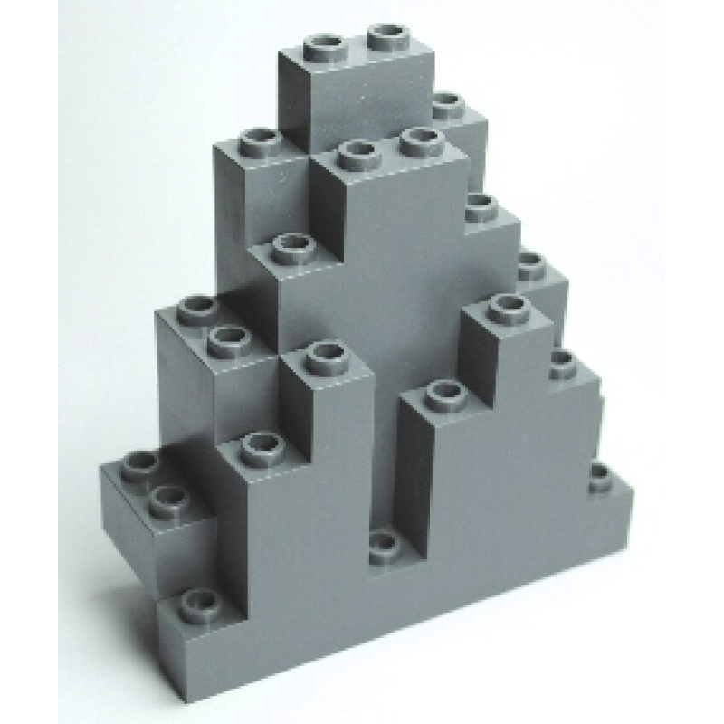 Rots Paneel 3x8x7 driehoekig (LURP) Dark Bluish Gray