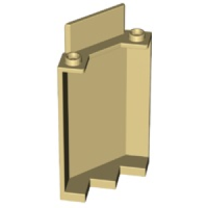 Paneel 3x3x6 hoek Tan