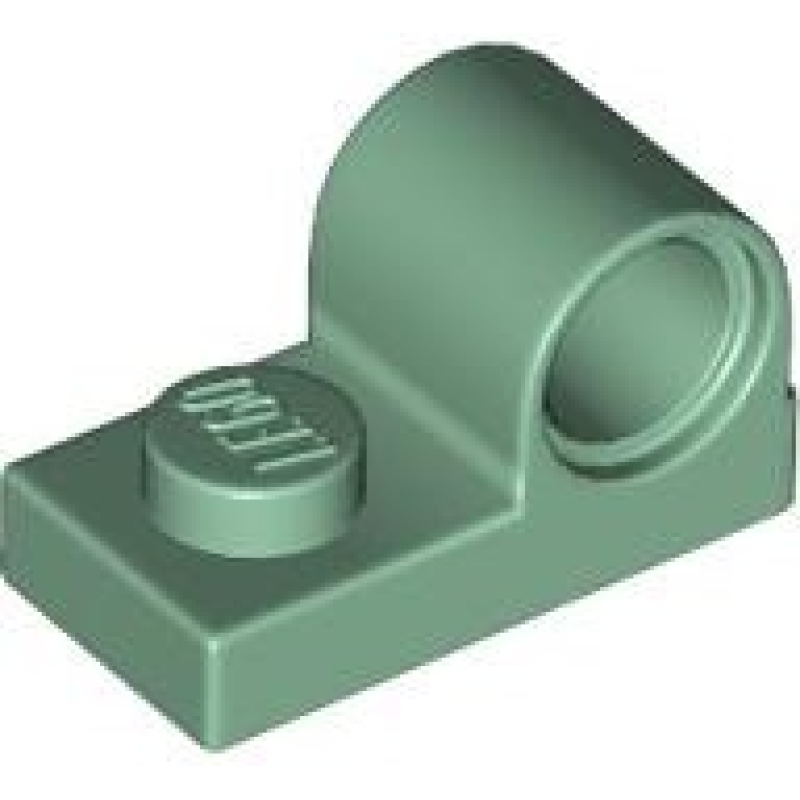 Plaat, Aangepast 1x2 met pin gat Sand Green