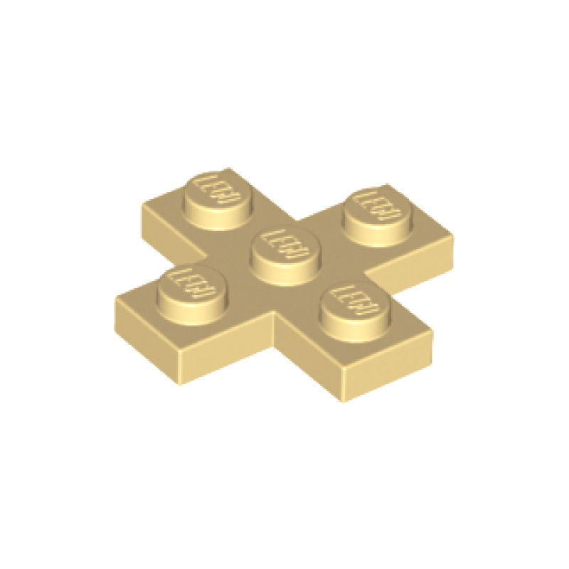 Plaat, Aangepast 3x3 Kruis Tan