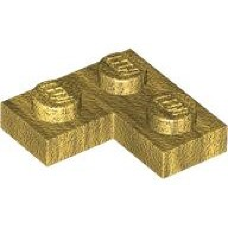 Plaat, Hoek 2x2 Pearl Gold