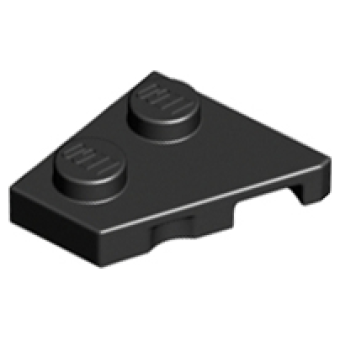 Wig, Plaat 2x2 links Black
