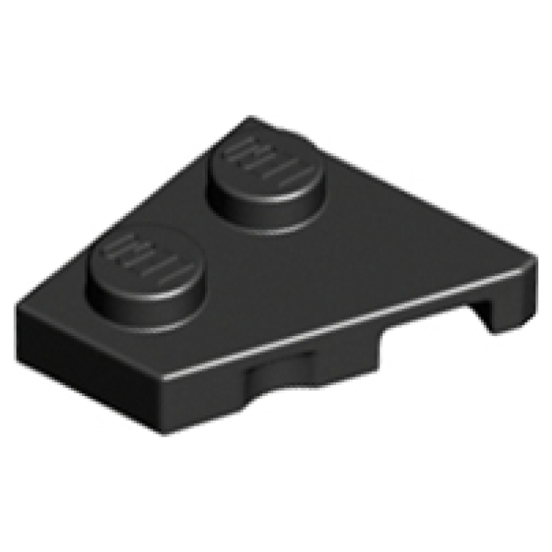 Wig, Plaat 2x2 links Black