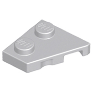 Wig, Plaat 2x2 links Light Bluish Gray