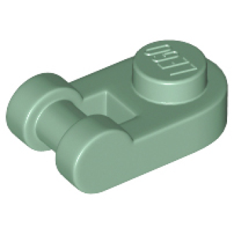 Plaat, Rond 1x1 met handvat Sand Green