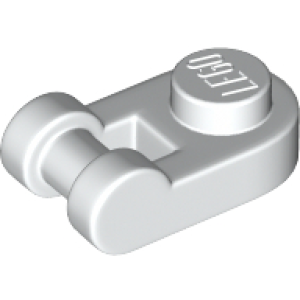 Plaat, Rond 1x1 met handvat White