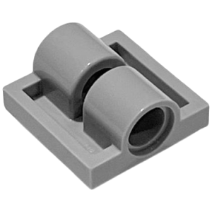 Plaat, Aangepast 2x2 met pin gaten Light Bluish Gray