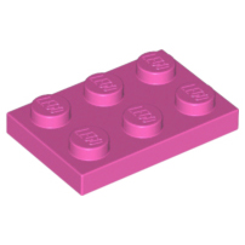 Plaat 2x3 Dark Pink