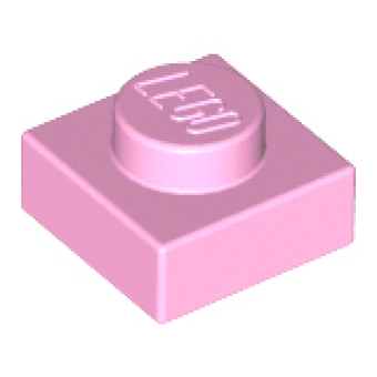 Plaat 1x1 Bright Pink