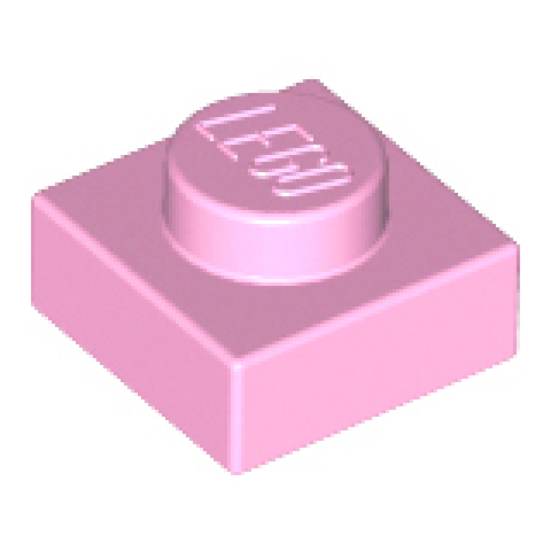 Plaat 1x1 Bright Pink