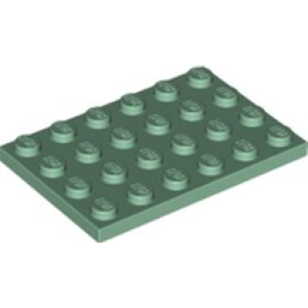 Plaat 4x6 Sand Green