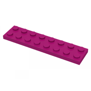 Plaat 2x8 Magenta