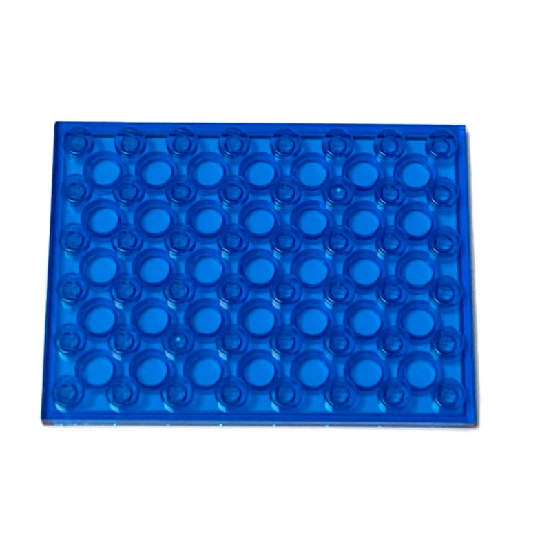Plaat 6x8 Trans Dark Blue
