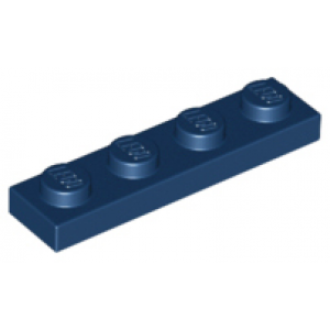 Plaat 1x4 Dark Blue