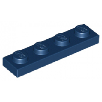 Plaat 1x4 Dark Blue