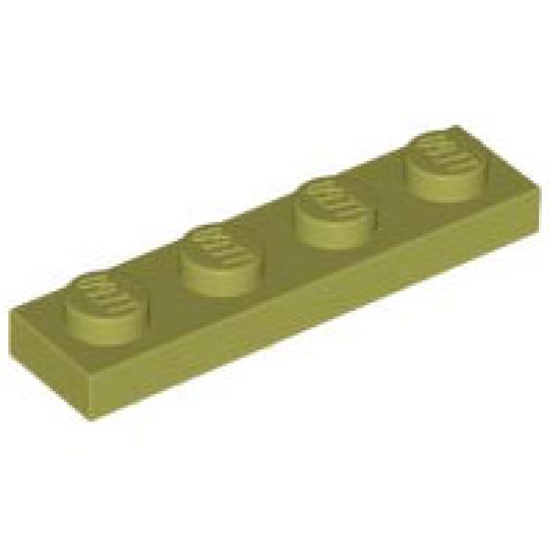 Plaat 1x4 Olive Green