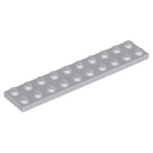 Plaat 2x10 Light Bluish Gray