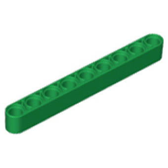 Technic, Hefbalk Dik 1x9 Green