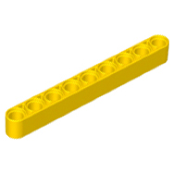 Technic, Hefbalk Dik 1x9 Yellow