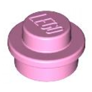 Plaat, Rond 1x1 Bright Pink