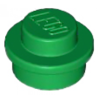 Plaat, Rond 1x1 Green