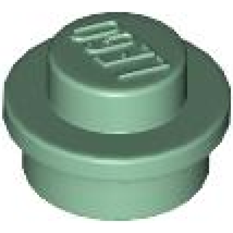 Plaat, Rond 1x1 Sand Green