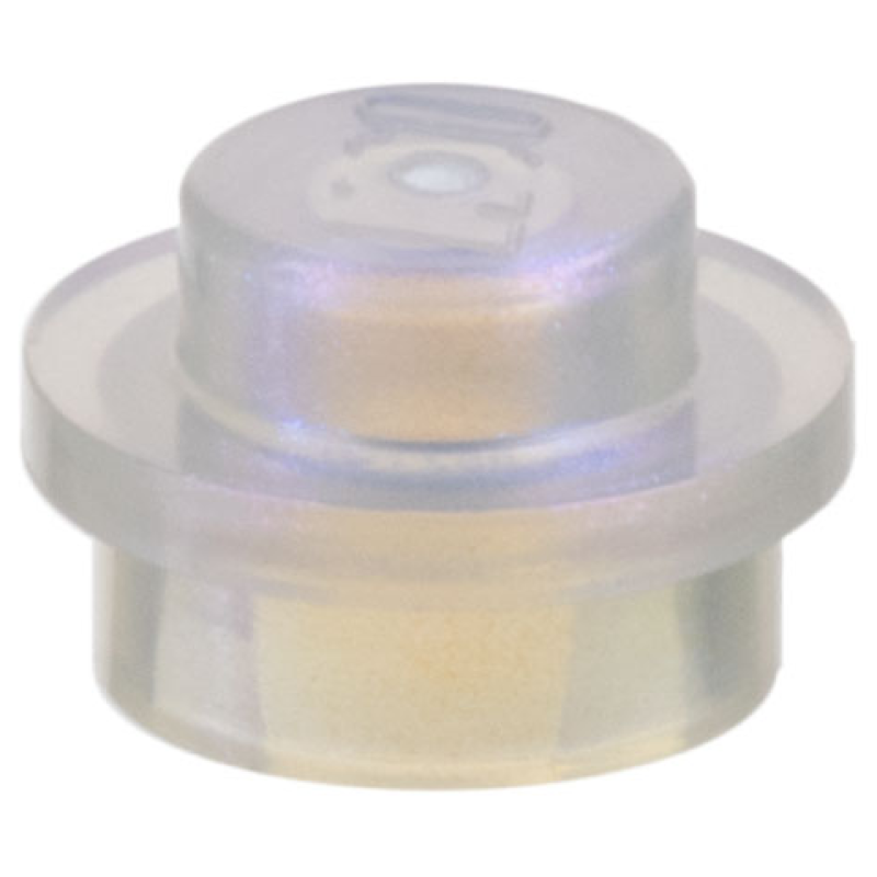 Plaat, Rond 1x1 Satin Trans Clear