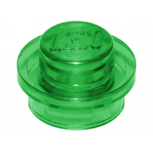 Plaat, Rond 1x1 Trans Green