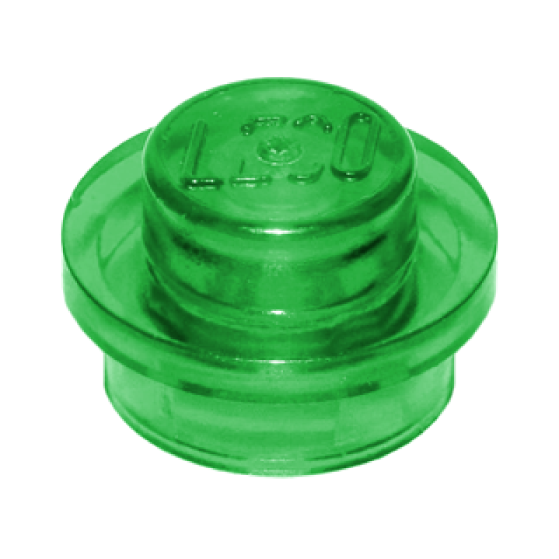 Plaat, Rond 1x1 Trans Green