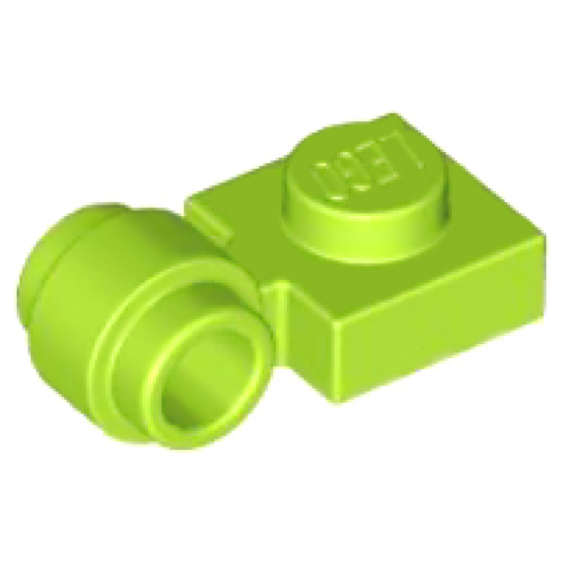 Plaat, Aangepast 1x1 met dikke ring Lime