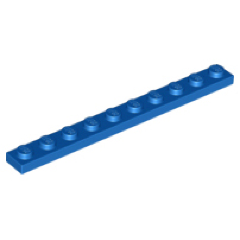 Plaat 1x10 Blue